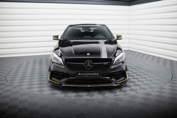 Maxton Design Front Splitter V.3 Mercedes-AMG CLA 45 Aero C117 Facelift - 0