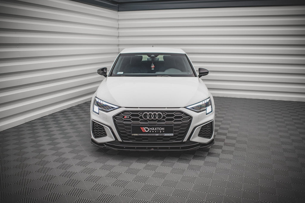 Maxton Design Front Splitter V.4 Audi / 8Y / A3 S-Line / S3