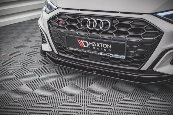 Maxton Design Front Splitter V.4 Audi / 8Y / A3 S-Line / S3