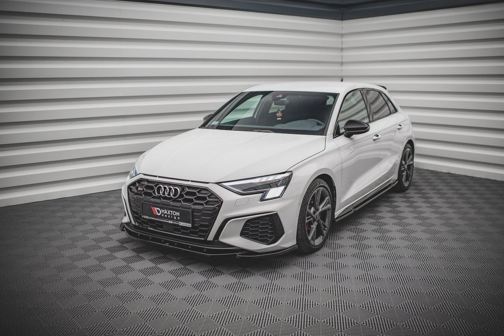 Maxton Design Front Splitter V.4 Audi / 8Y / A3 S-Line / S3