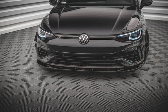 Maxton Design Front Splitter V.4 - VW Golf R Mk8