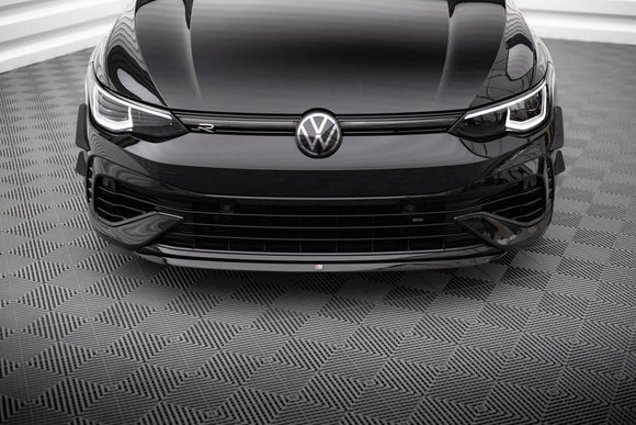Maxton Design Front Splitter V.7 VW Golf R Mk8 | VW-GO-8-R-FD7G