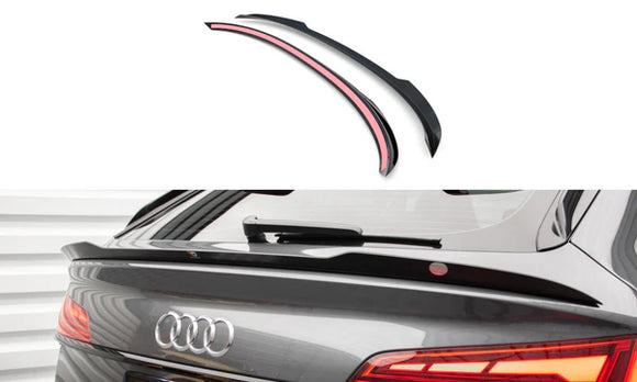 Maxton Design Lower Spoiler Cap - Audi Mk2 SQ5 Sportback (Facelift) | AU-SQ5-2F-SB-CAP2G
