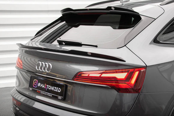Maxton Design Lower Spoiler Cap - Audi Mk2 SQ5 Sportback (Facelift) | AU-SQ5-2F-SB-CAP2G