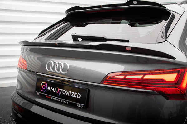 Maxton Design Lower Spoiler Cap - Audi Mk2 SQ5 Sportback (Facelift) | AU-SQ5-2F-SB-CAP2G