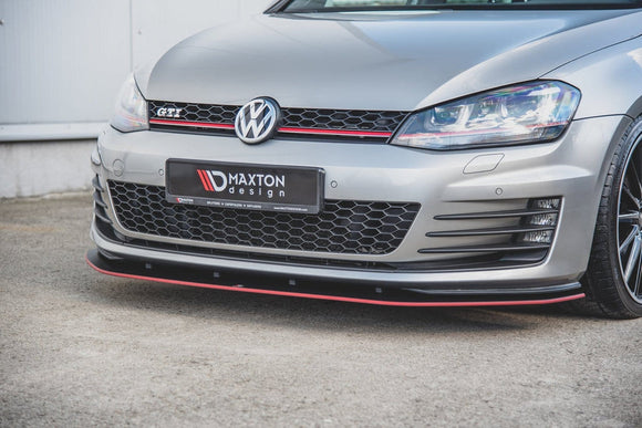 Maxton Design Racing Durability Front Splitter | VW Mk7 GTI