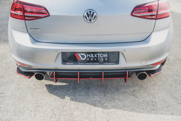 Maxton Design Racing Durability Rear Side Spiltters V.2 - VW Golf Mk7 GTI