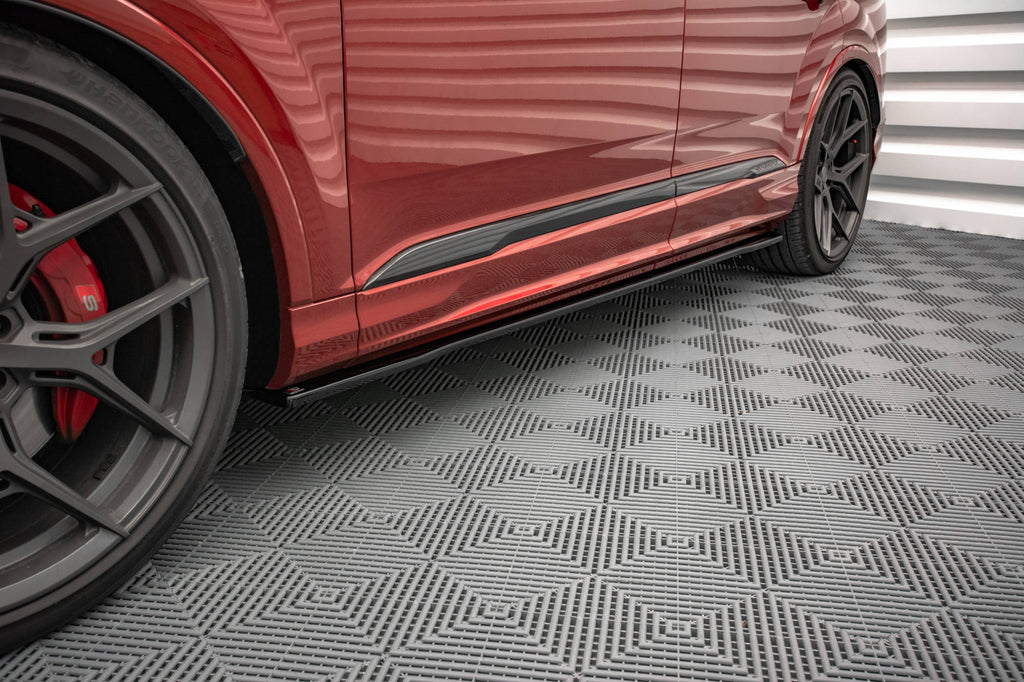 Maxton Design Side Skirts Diffusers - Audi / SQ7 / Q7 S-Line Mk2 (4M) Facelift - 0