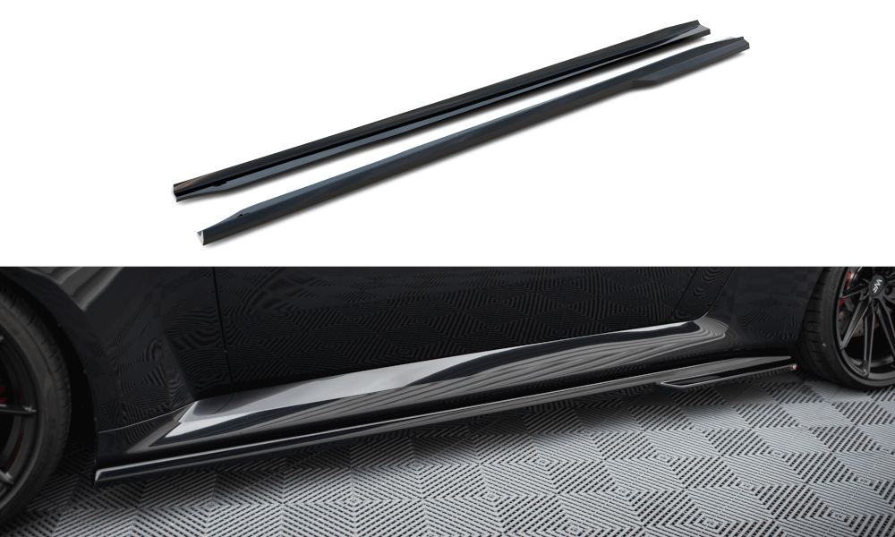 Maxton Design Side Skirts Diffusers V.2 - BMW / G87 / M2 | BM-M2-G87-SD2G