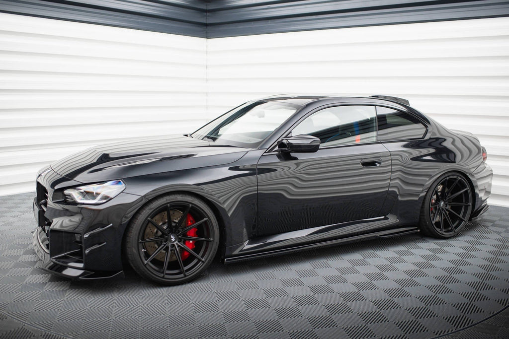 Maxton Design Side Skirts Diffusers V.2 - BMW / G87 / M2 | BM-M2-G87-SD2G - 0