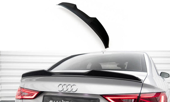 Maxton Design Spoiler Cap 3D Audi A3 / A3 S-Line / S3 / RS3 Sedan 8V | AU-A3-8V-CAP3D1G