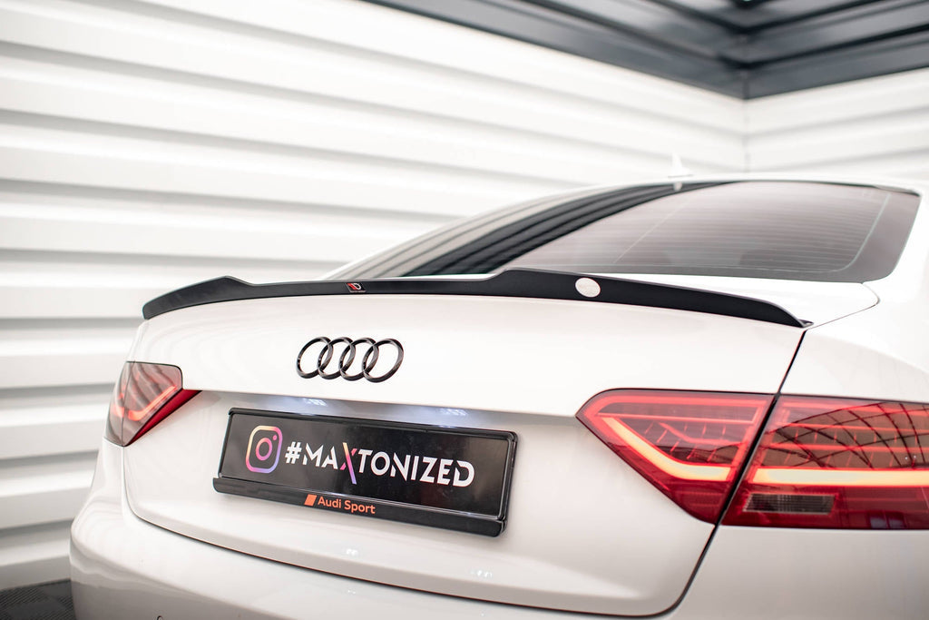 Maxton Designs Spoiler Cap V.2 Audi A5 / A5 S-Line / S5 Coupe 8T | AU-A5-1F-CAP1G