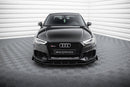 Maxton Design Street Pro Front Splitter V.1 + Flaps Audi RS3 Sedan 8V Facelift-2