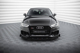 Maxton Design Street Pro Front Splitter V.1 + Flaps Audi RS3 Sedan 8V Facelift - 0