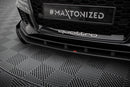 Maxton Design Street Pro Front Splitter V.1 + Flaps Audi RS3 Sedan 8V Facelift-6