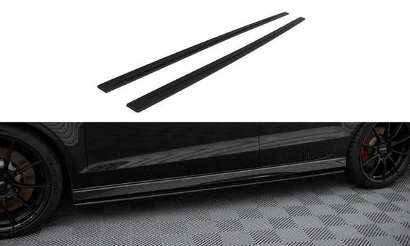 Maxton Design Street Pro Side Skirts Diffusers Audi RS3 Sedan 8V Facelift | AURS38VFSCNC-SD1B