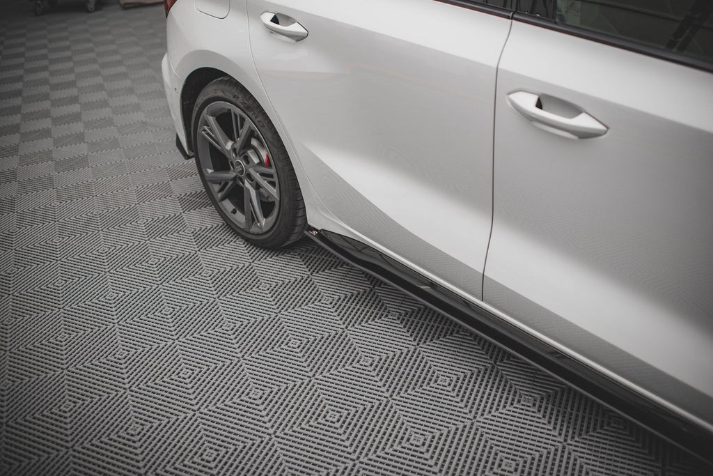 Maxton Design Street Pro Side Skirts Diffusers - Audi / 8Y / A3 S-Line / S3 - 0