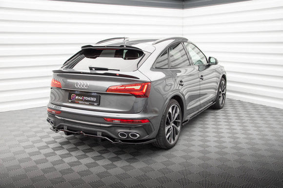 Maxton Design Upper Spoiler Cap - Audi Mk2 SQ5 Sportback (Facelift) | AU-SQ5-2F-SB-CAP1G