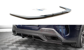 Maxton Design Central Rear Splitter (With Veritcal Bars) - BMW 8 Series Gran Coupe G16 (M-Pack)
