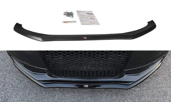 Maxton Design Front Splitter V.1 Audi S4 / A4 S-Line B8 FL | AU-S4-B8F-FD1G