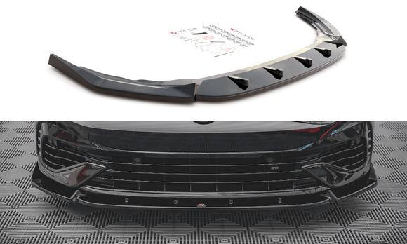 Maxton Design Front Splitter V.2 - VW Golf R Mk8