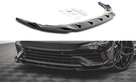 Maxton Design Front Splitter V.4 - VW Golf R Mk8