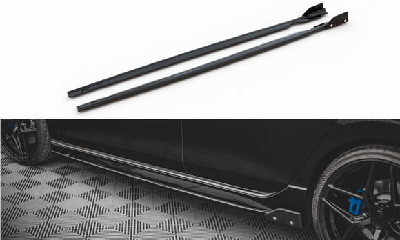 Maxton Design Side Skirts Diffusers + Flaps V.2 - VW Golf R Mk8
