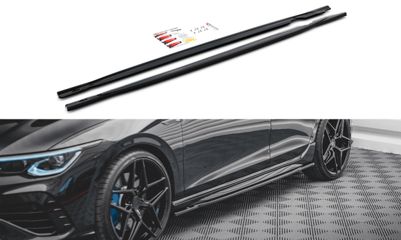 Maxton Design Side Skirts Diffusers V.1 - VW Golf R Mk8