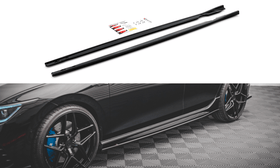 Maxton Design Side Skirts Diffusers V.2 - VW Golf R Mk8