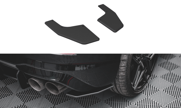 Maxton Design Street Pro Rear Side Splitters - VW Golf R Mk8