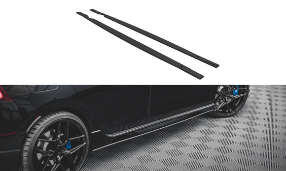 Maxton Design Street Pro Side Skirts Diffusers - VW Golf R Mk8