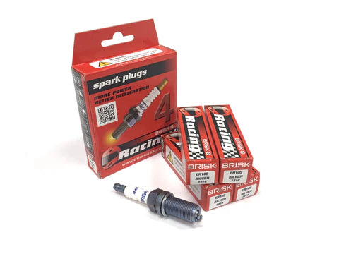 Brisk Racing ER10BIR-6 Iridium Spark Plugs (Set of 5 - Coldest Heat Range)