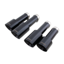 Xforce Audi S3 8V Sedan 2013-2017 Black Tip Option (Will only fit Xforce system)-1