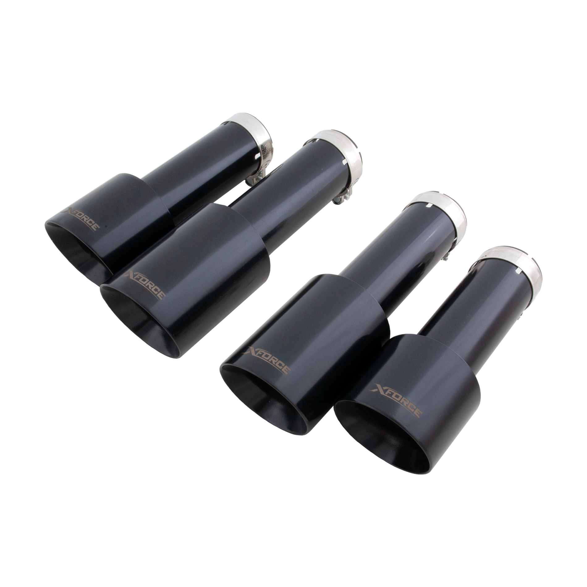 Xforce Audi S3 8V Sedan 2013-2017 Black Tip Option (Will only fit Xforce system)