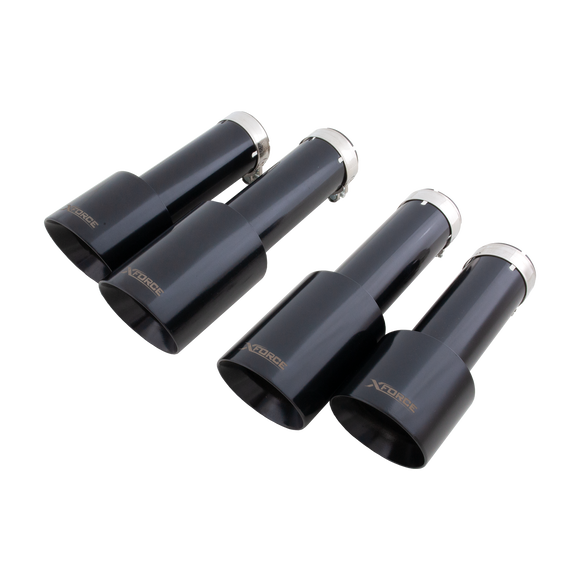 Xforce Audi S3 8V Sedan 2013-2017 Black Tip Option (Will only fit Xforce system)