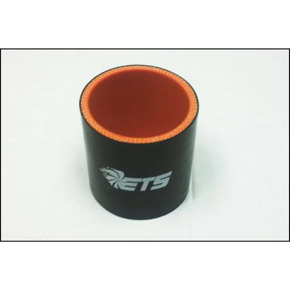 ETS 3" Straight Black Silicone Coupler