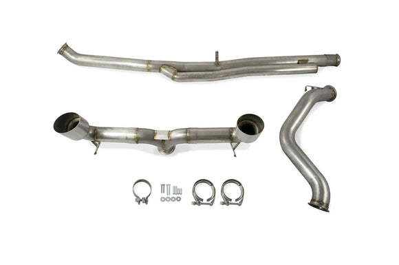 ETS Ford Focus RS Exhaust System No Mufflers (Extreme) No Resonator No Valve Simulator