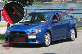 Rally Armor 08-17 Mitsubishi EVO X Black UR Mud Flap w/ Grey Logo - 0