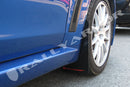Rally Armor 08-17 Mitsubishi EVO X Black UR Mud Flap w/ Red Logo-2