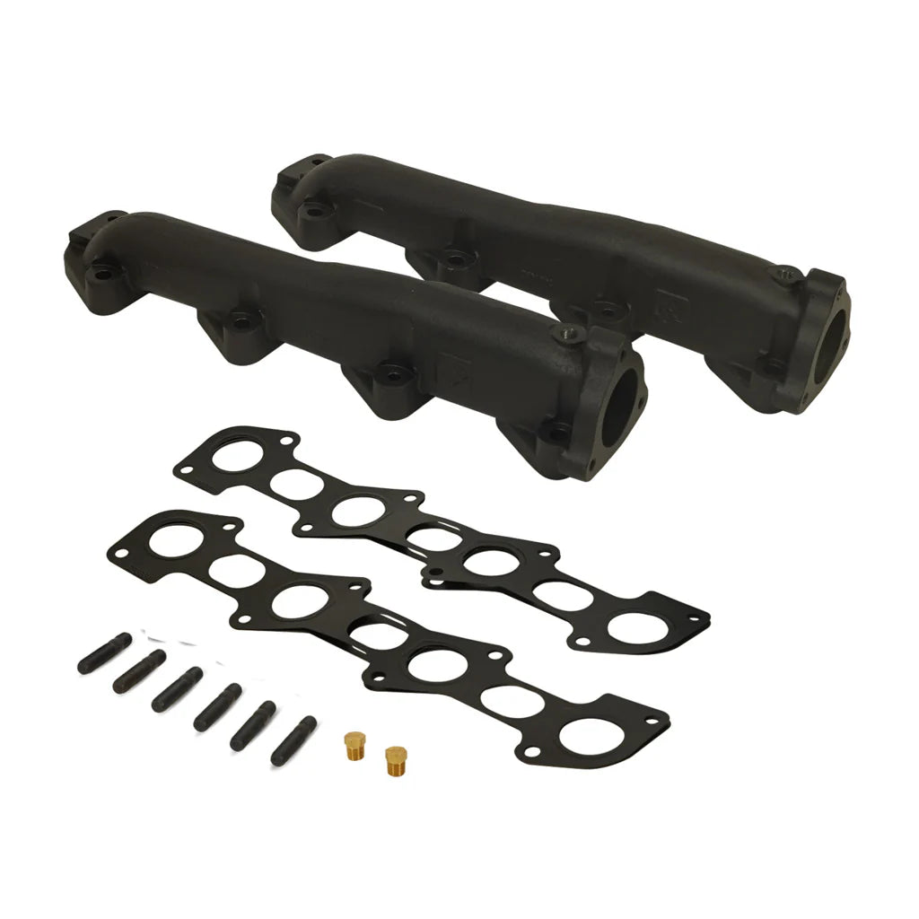 BD Diesel 08-10 Ford F-250/F-350/F-450/F-550 Powerstroke 6.4L Up Pipes Kit w/Manifold Set - 0
