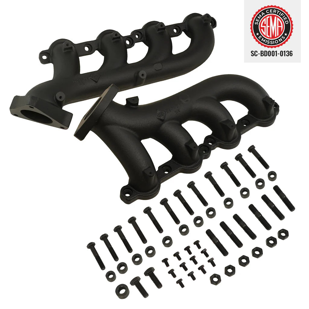 BD Diesel Exhaust Manifold Kit - 02-13 Chevy Silverado 1500 & GMC Sierra 1500 V8