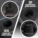 BD Diesel 19-24 Dodge/Ram 1500 %.7L Hemi DT Exhaust Manifold Kit-4