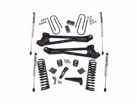 Superlift 13-18 Ram 3500 4WD Diesel 4in Lift Kit Replacement Radius Arms w/ Fox 2.0 Shocks