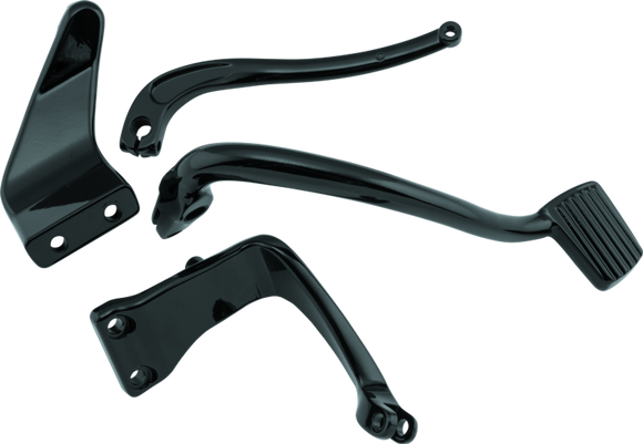 Bikers Choice 06-17 Dyna 2 Inch Extended Mid Control Kit Black