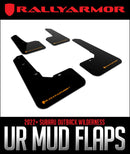 RALLY ARMOR UR MUD FLAPS: 2022+ SUBARU OUTBACK WILDERNESS-1