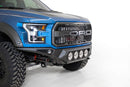 Addictive Desert Designs 17-20 Ford F-150 Raptor Bomber Front Bumper w/ 4 Rigid 360 6in Round Mounts-6