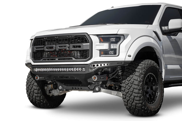 Addictive Desert Designs 17-20 Ford F-150 Raptor Rock Fighter Frame Cut Front Bumper