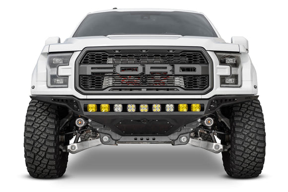 Addictive Desert Designs 17-20 Ford F-150 Raptor Rock Fighter Frame Cut Front Bumper