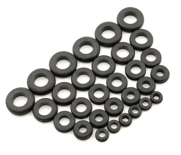 Mr. Gasket Grommet Assortment - Rubber - Package Of 30
