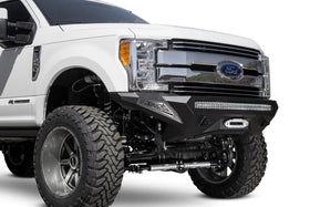 Addictive Desert Designs 17-18 Ford F-250 Super Duty Stealth Fighter Front Bumper w/ Winch Mounts - 0